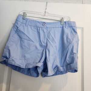 Crown & Ivy Light Blue Women's Shorts Size 8 Euc